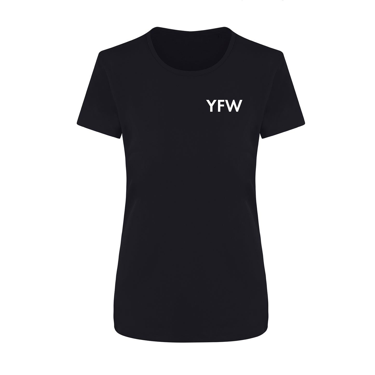 YFW Mark The Date Cinched Black Tee