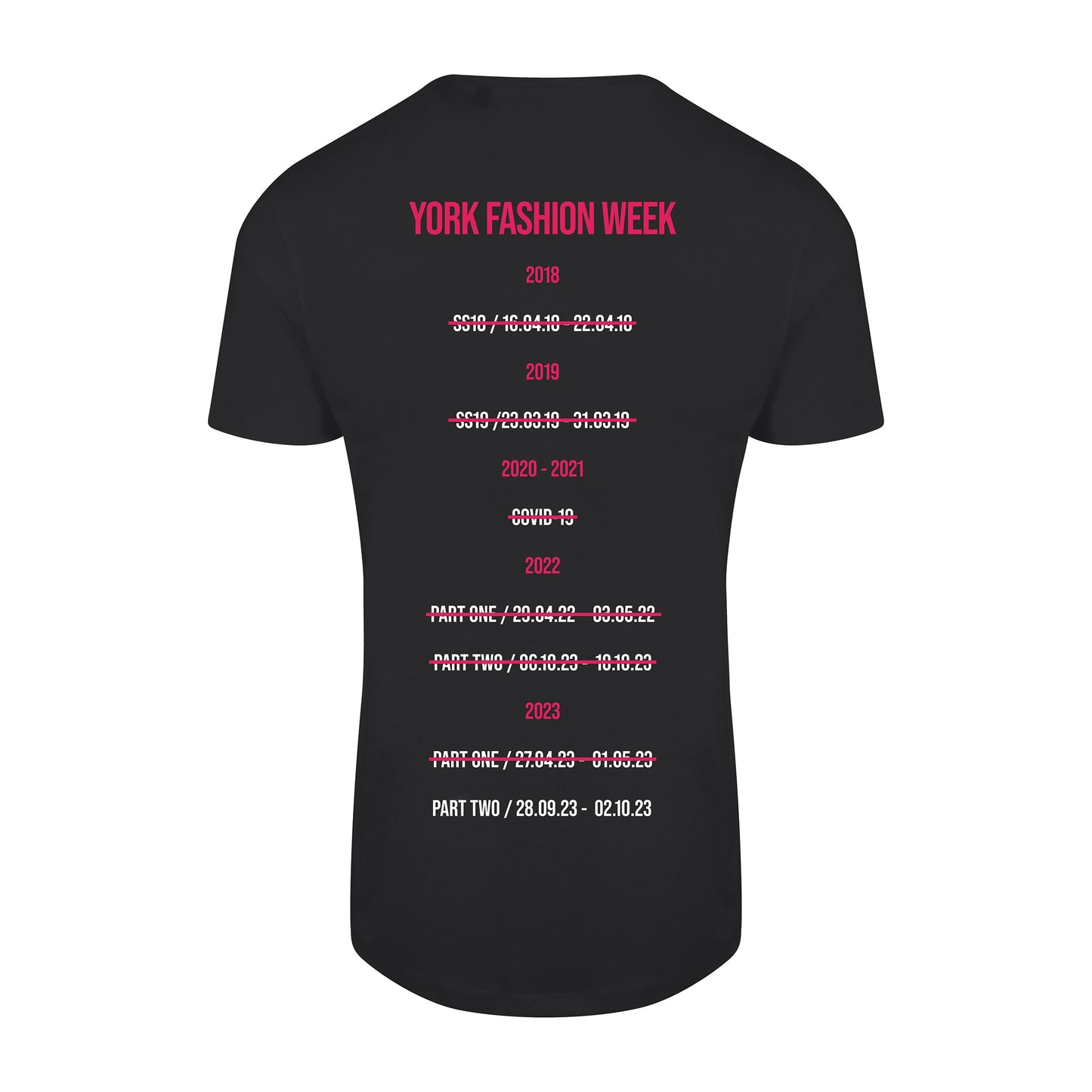 YFW Mark The Dates Casual Black Tee