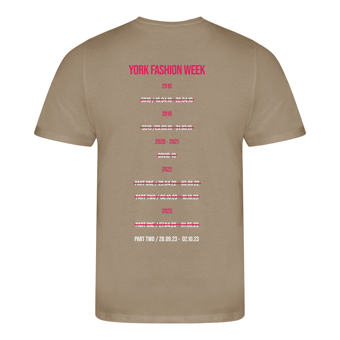 YFW Mark The Dates Casual Sand Dune Tee