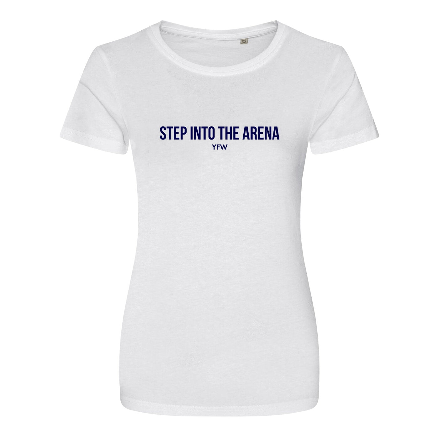 'Step into the arena' Cinch White Tee
