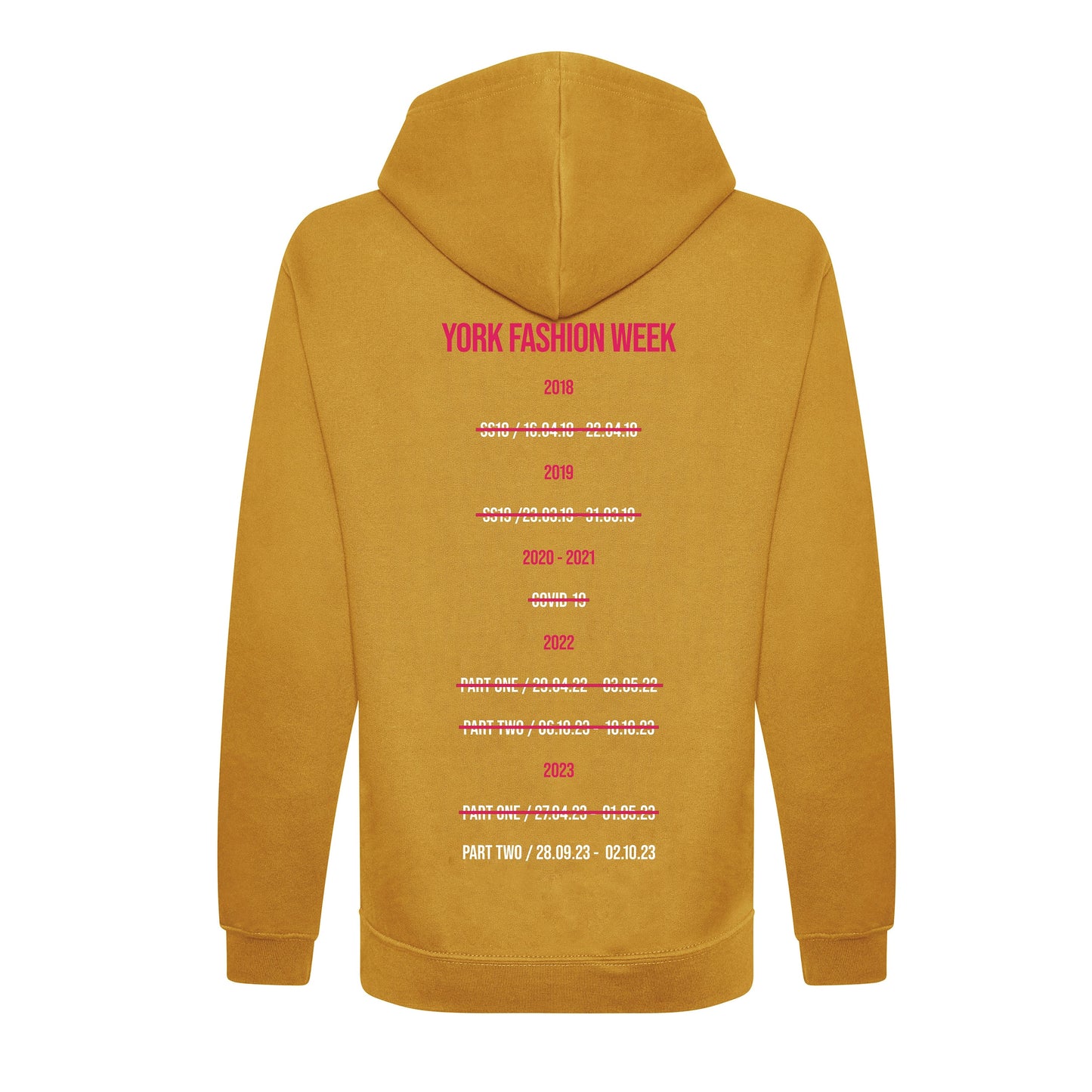 YFW Mark The Dates Mustard Hoodie