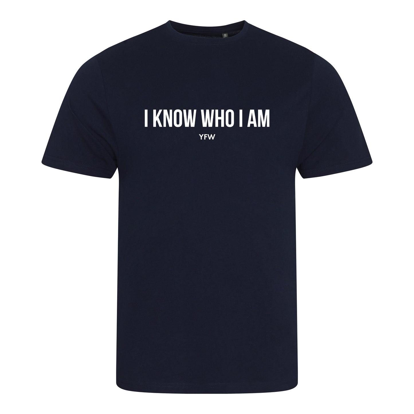 'I Know Who I Am' Casual Navy Tee