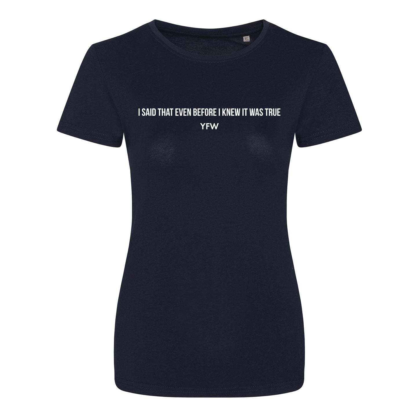 'I said that even before I knew it was true' Cinch Navy Tee