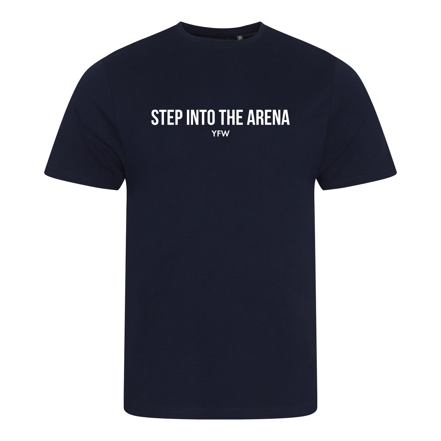 'Step into the arena' Casual Navy Tee